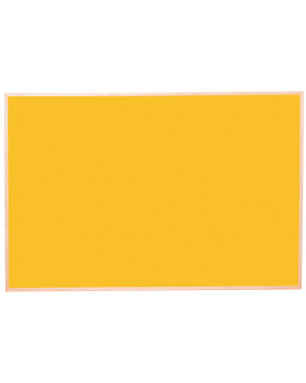 Korková tabuľa far.3 - žltá 100x150 cm