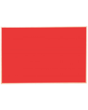 Korková tabuľa far.3 - červená 100x150 cm