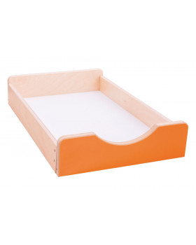 Drevený úložný box Numeric - Malý-oražový