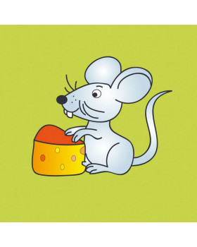 Vankúšik s potlačou - myška