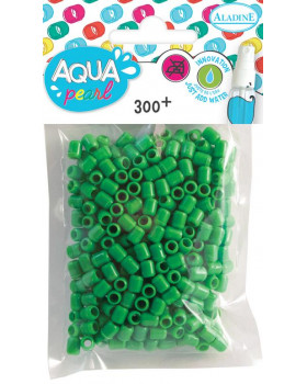 Aqua korálky - zelené