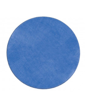 Jednofarebný koberec priem. 1,5 m - Modrý