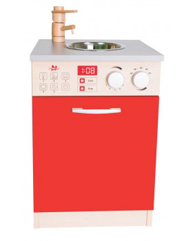 Elegantná umývačka riadu - červená