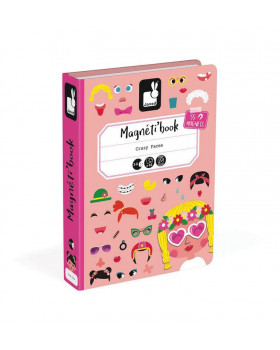 Magnetická kniha - Dievčenské zábavné tváre