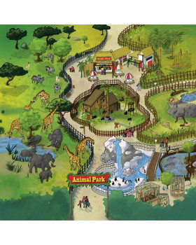 Podložka na tematické hry - ZOO