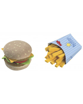Hamburger s hranolkami
