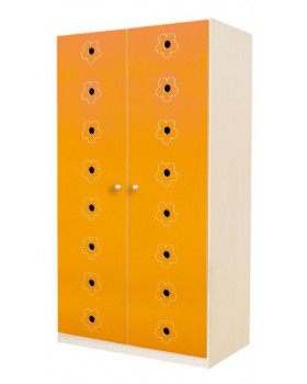 Dvere 8- kvety oranžové