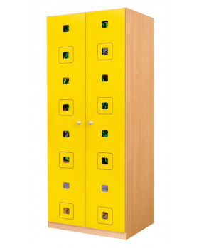 Dvere 6 - štvorce - žlté