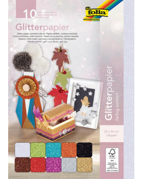 Trblietavý  papier, 170g/m2