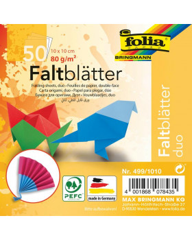 Papier na skladanie - dvojfarebný