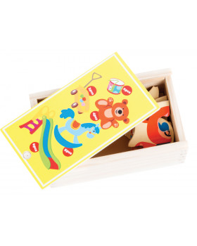 Hračky - puzzle v krabičke