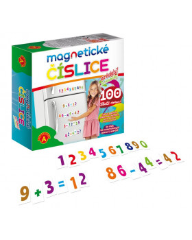 Magnetické číslice, 100 ks