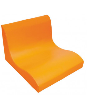Sedačka Relax, pre 2 deti, oranžová