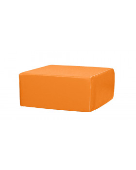 Taburetka štvorec - oranžová 15cm