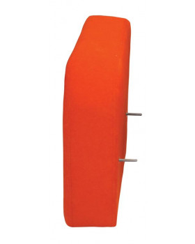 Sedačka farebná - ľavá opierka oranžová, 31 cm