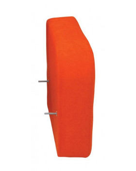 Sedačka farebná - pravá opierka červená, 31 cm