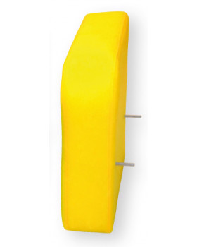 Sedačka farebná - ľavá opierka žltá, 31 cm