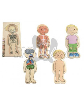 Vrstvové puzzle - Dievča