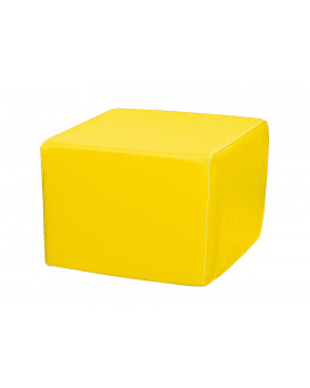 Taburetka štvorec - žltá 25cm