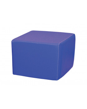 Taburetka štvorec - modrá 25cm
