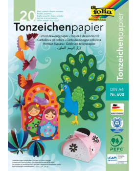 Farebný papier 20 hárkov