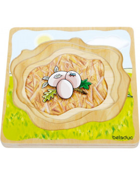 Vrstvové puzzle - Kačička
