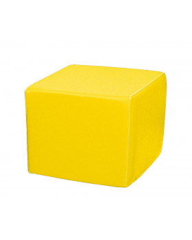 Taburetka štvorec - žltá 30cm