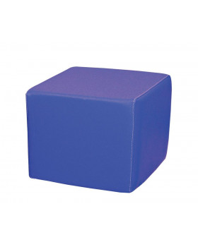 Taburetka štvorec - modrá 30cm