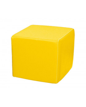 Taburetka štvorec - žltá 35cm