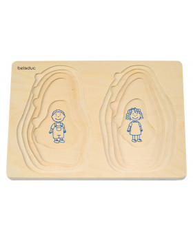 Vrstvové puzzle - Kolobeh života