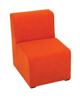 Sedačka farebná - jednotka oranžová, 31 cm