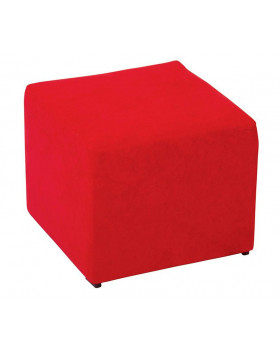 Sedačka farebná - taburetka červená, 31 cm