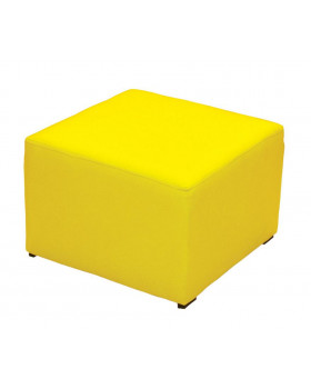Sedačka farebná - taburetka žltá, 31 cm