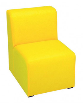 Sedačka farebná - jednotka žltá, 31 cm