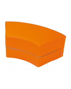 Taburetka Vlnka SOFT - oranžová
