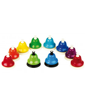 Farebné zvončeky s tlačidlom