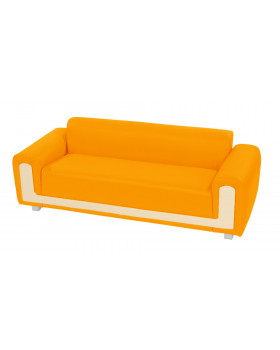 Sedačka Úsmev 3 oranžová