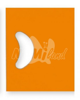 Dvierka mini k šatniam Luna Kombi, oranžové