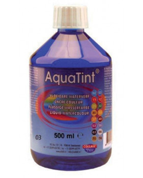 Farba AquaTint 500ml - tm.modrá