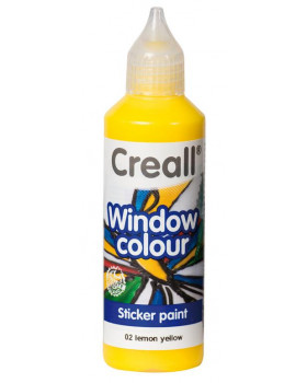 Farba na sklo Creall 80ml žltá