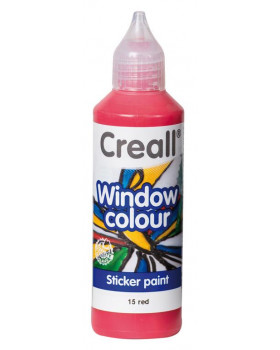 Farba na sklo Creall 80ml červená