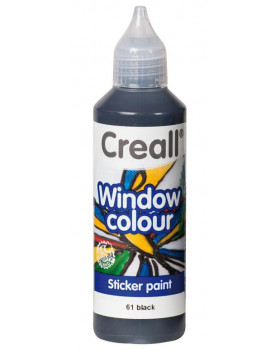 Farba na sklo Creall 80ml čierna