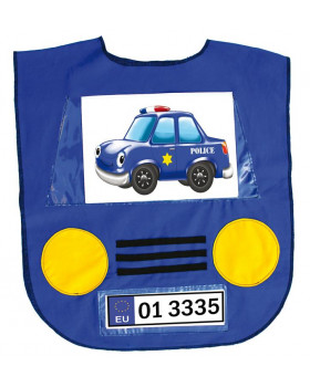 Vestička autíčko - modrá