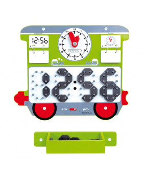 Nástenná hračka vlak Ella - Čas