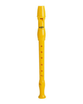Flauta plastová žltá