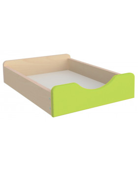 Drevený úložný box - Malý - zelený