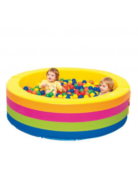 Kruhový bazén s loptičkami