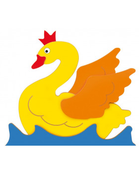 Skrinková dekorácia - Labuť
