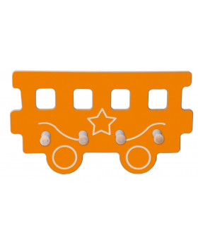Vešiačik Vláčik - Vagónik - oranžový