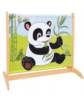 Nízky paraván zvieratká - Panda / Nosorožec